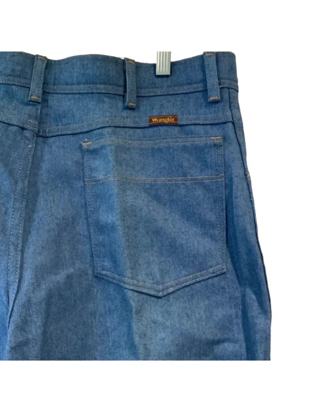 Wrangler Hero Mens Stretch Flex Fit Jeans 36x29 Blue Denim Made In USA